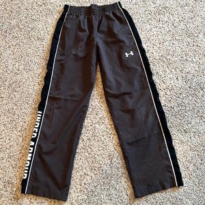 Boys Under Armour track pants.